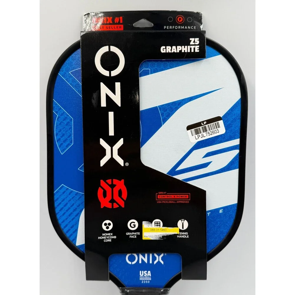 New ONIX MOD Z5 Graphite Pickleball Paddle Carbon Fiber Honeycomb Core Racket